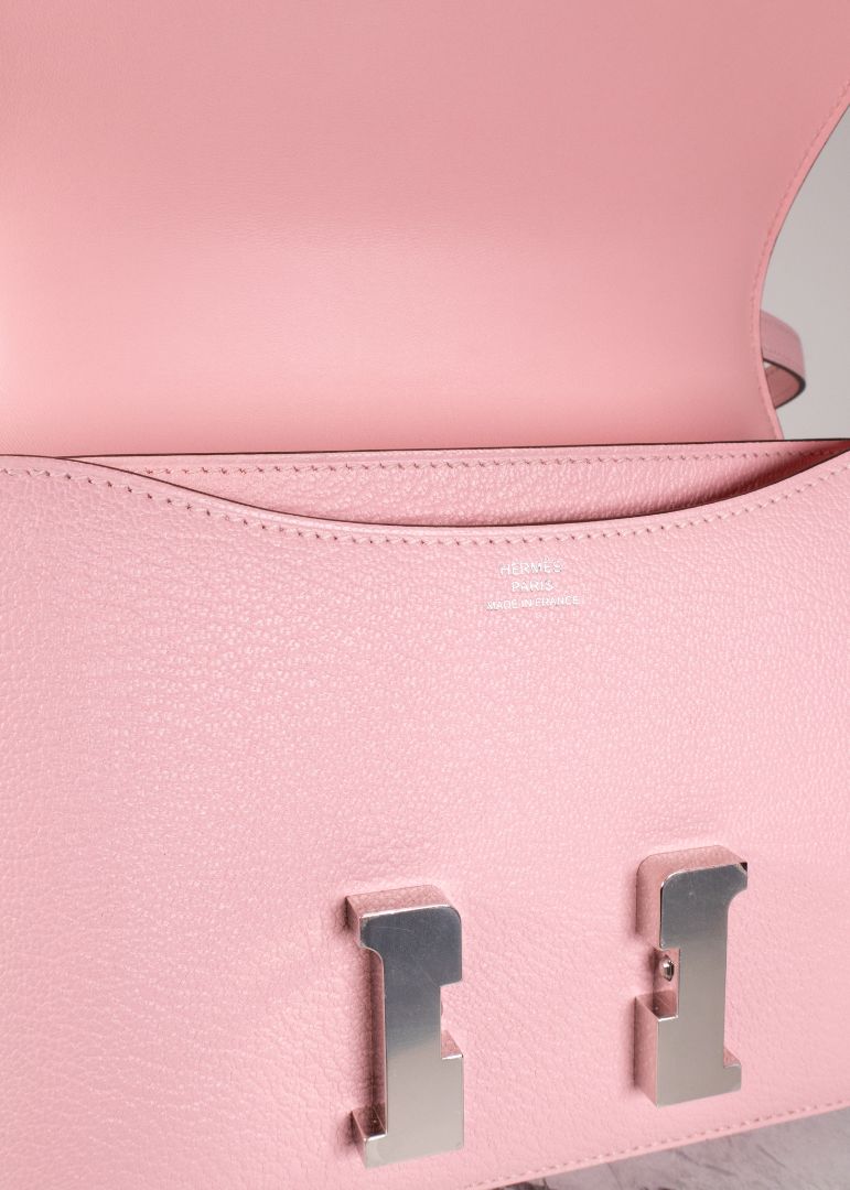 Hermes Pink Mini Contance Bag
