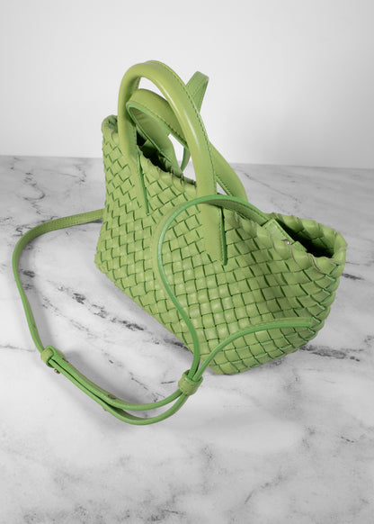 Bottega Veneta Mini Cabat Leather Tote