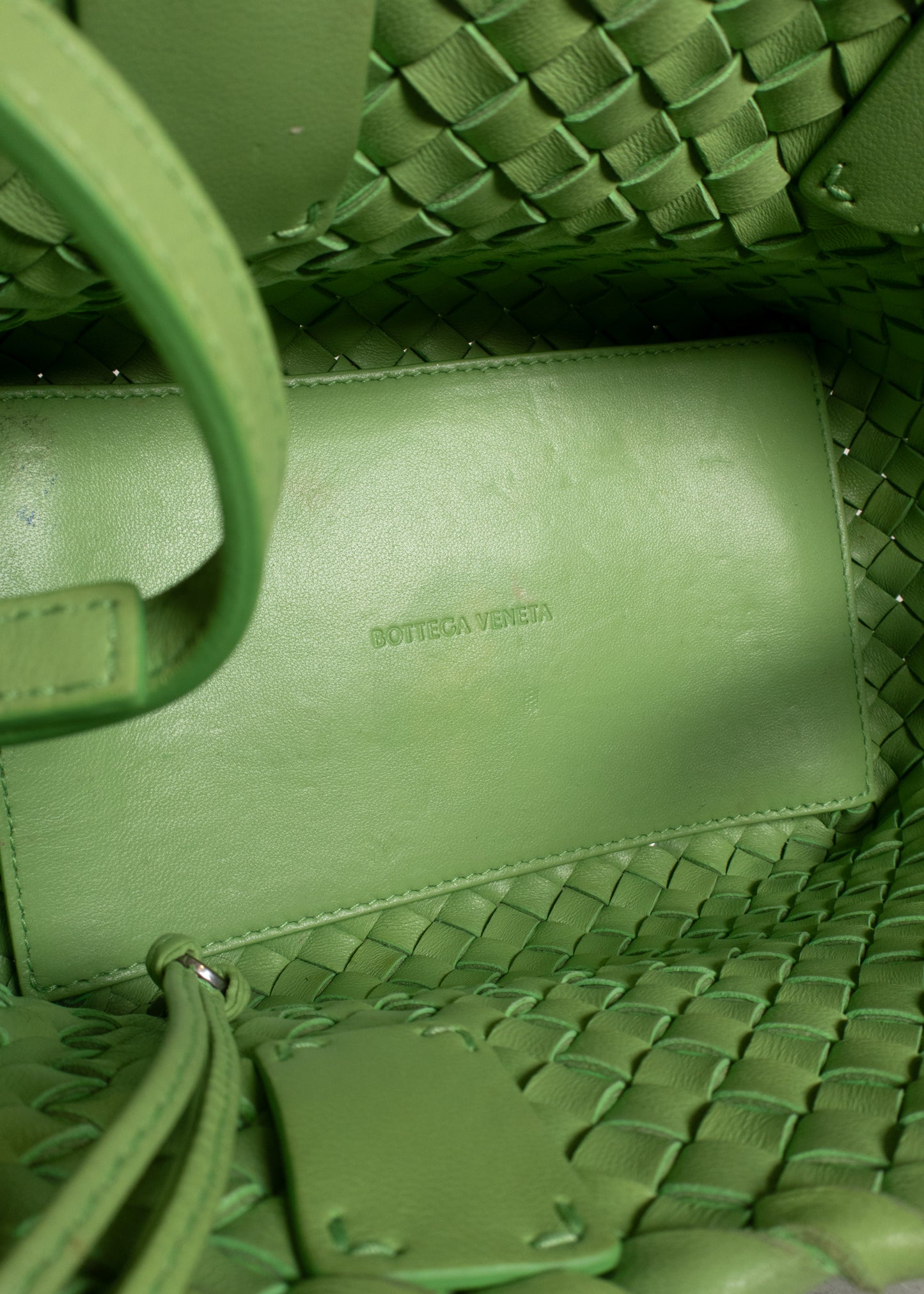 Bottega Veneta Mini Cabat Leather Tote