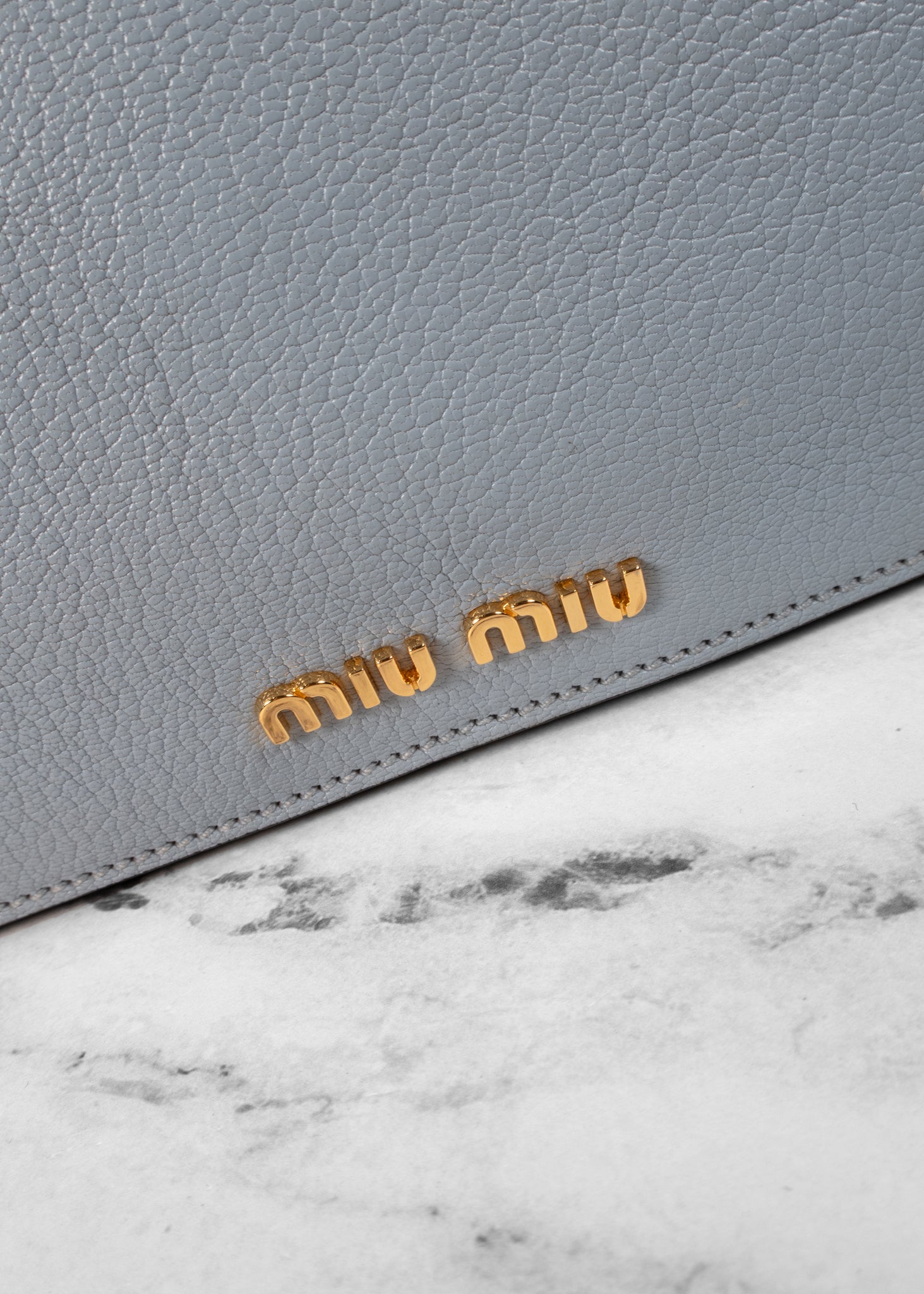 Miu Miu Goatskin Bandoliera Madras Bi-Color Shoulder Bag – Fashion