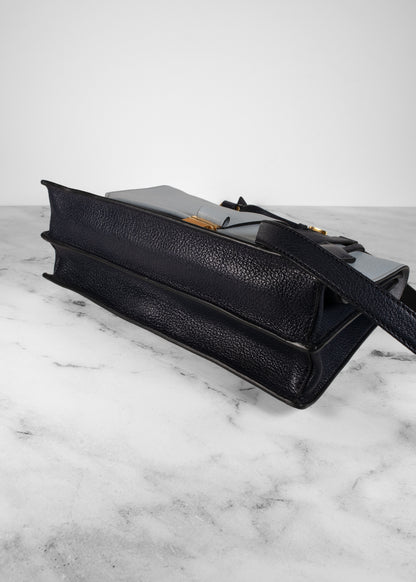 Miu Miu Goatskin Bandoliera Madras Bi-Color Shoulder Bag