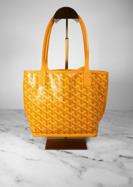 Goyard Yellow Anjou PM Tote