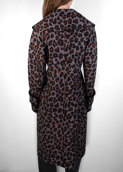 Dior Fall 2016 Leopard Print Long Coat