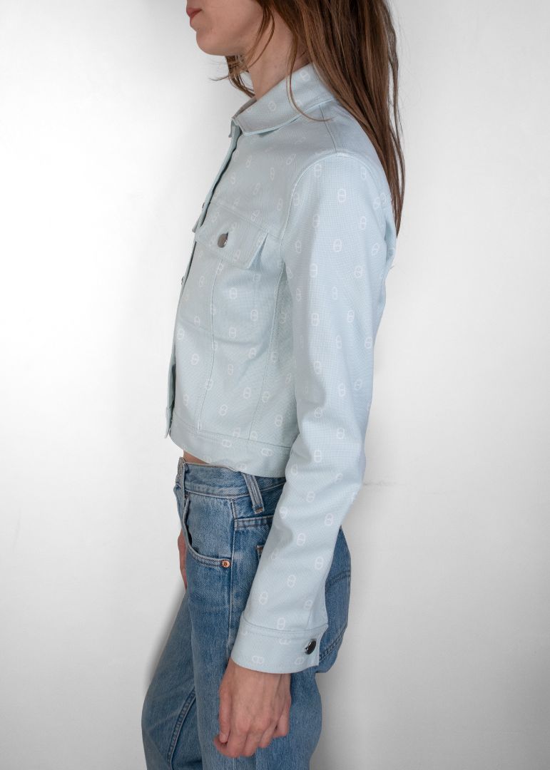 Hermes Denim Logo Jacket