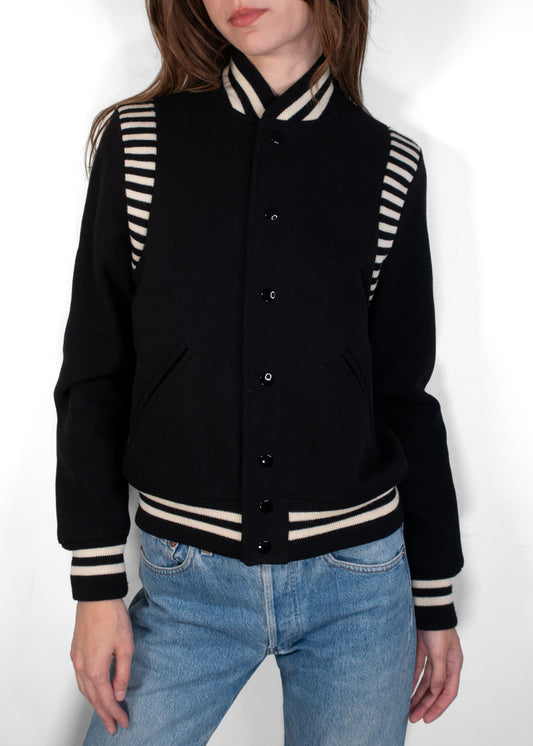 Saint Laurent Teddy Varsity Jacket