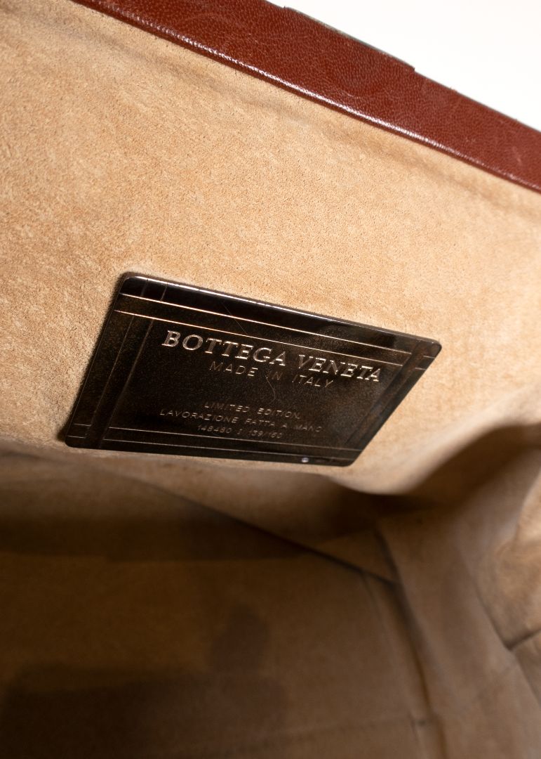 Bottega Veneta Vintage Limited Edition Rust Suede Shoulder Bag