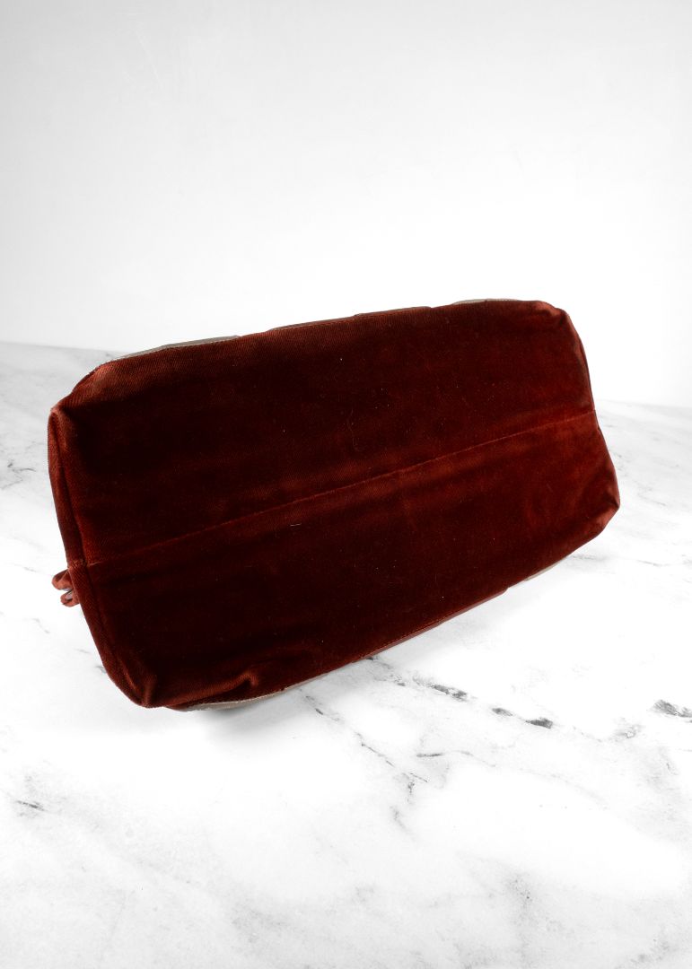 Bottega Veneta Vintage Limited Edition Rust Suede Shoulder Bag