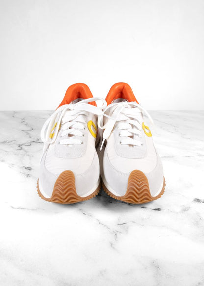 Loewe White, Yellow And Orange Sneakers