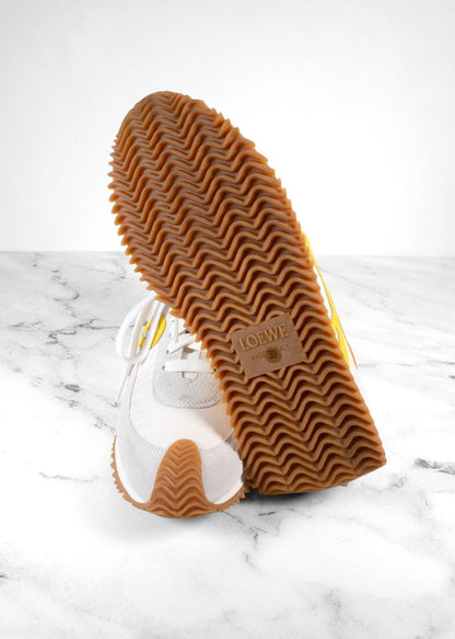 Loewe White, Yellow And Orange Sneakers