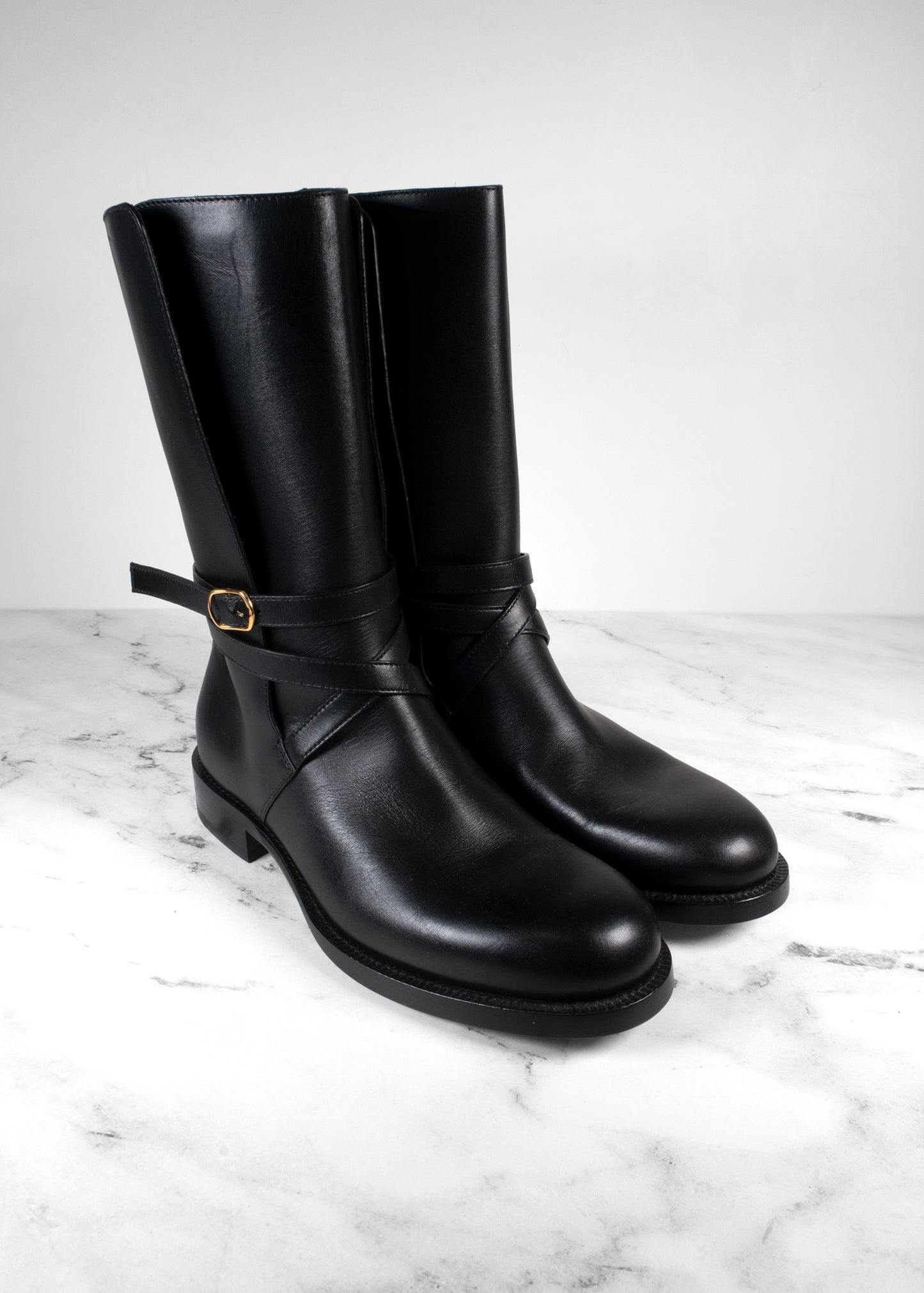 The Row Black Jodhpur Boots