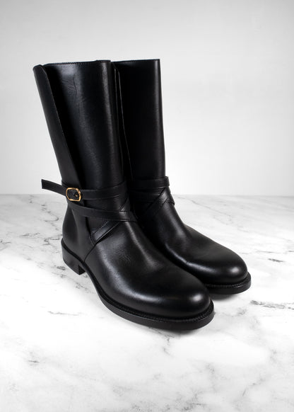 The Row Black Jodhpur Boots
