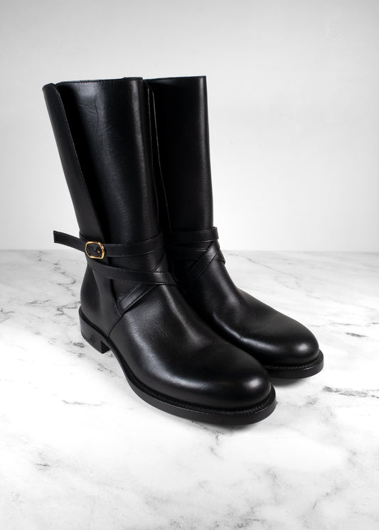 The Row Black Jodhpur Boots
