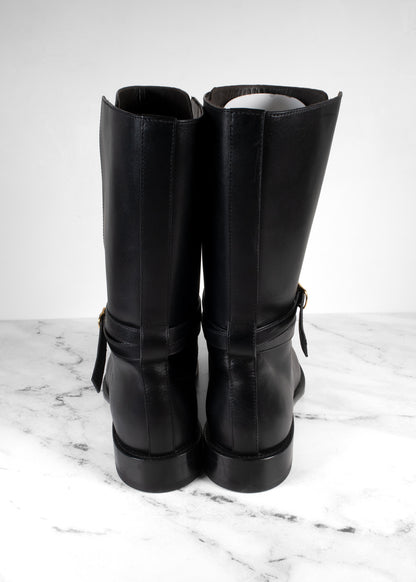 The Row Black Jodhpur Boots