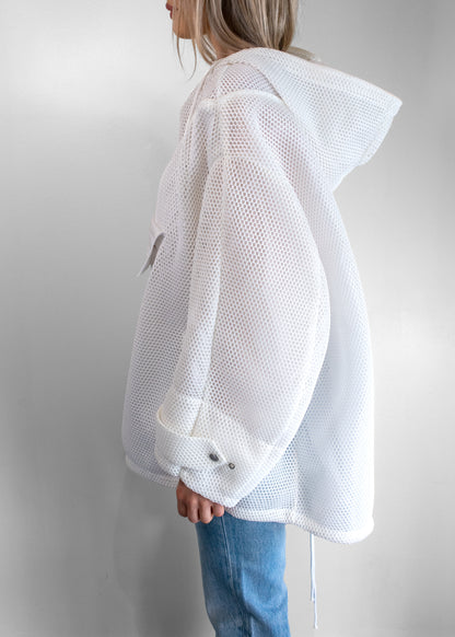 Christian Dior White Mesh Anorak