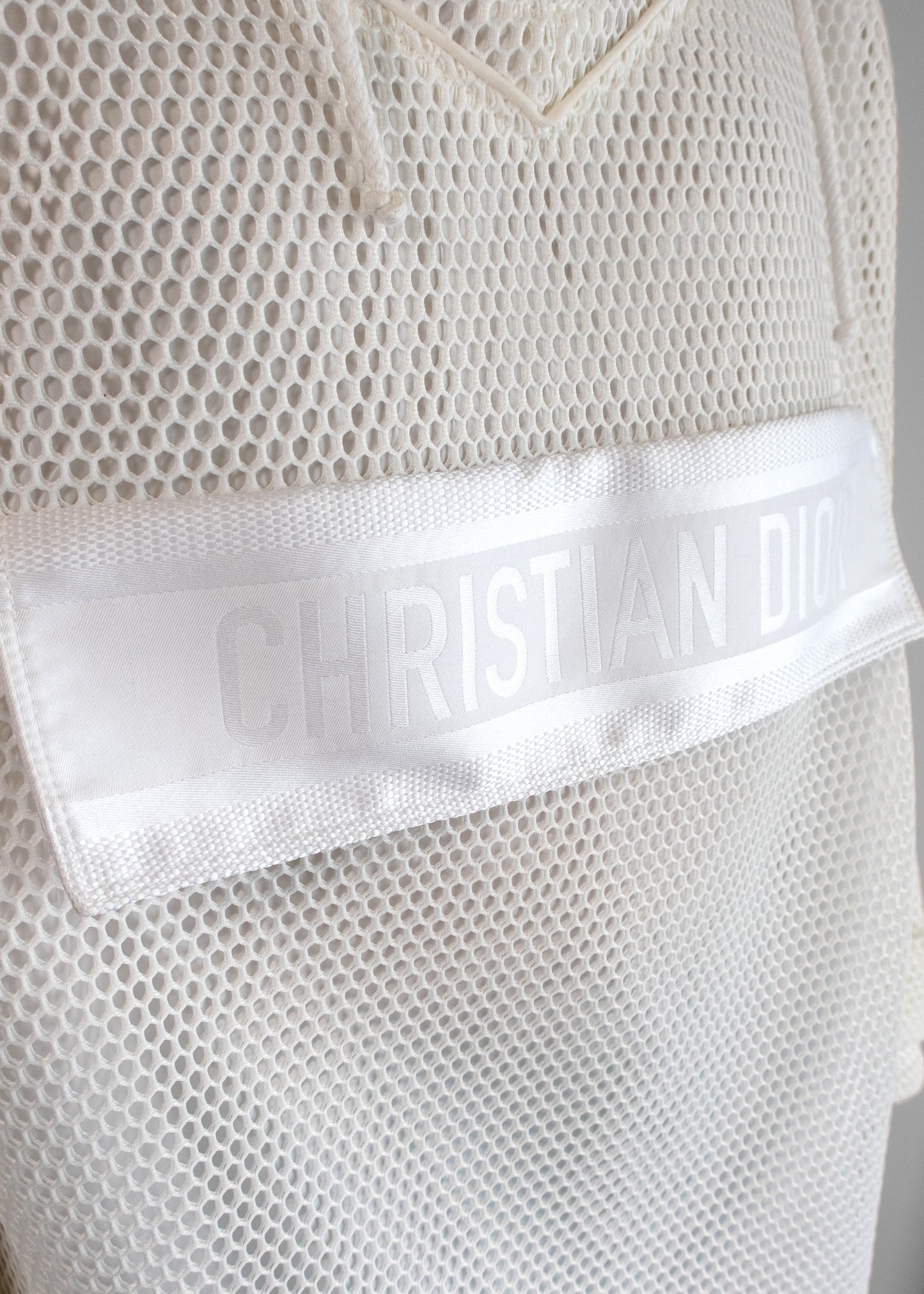 Christian Dior White Mesh Anorak