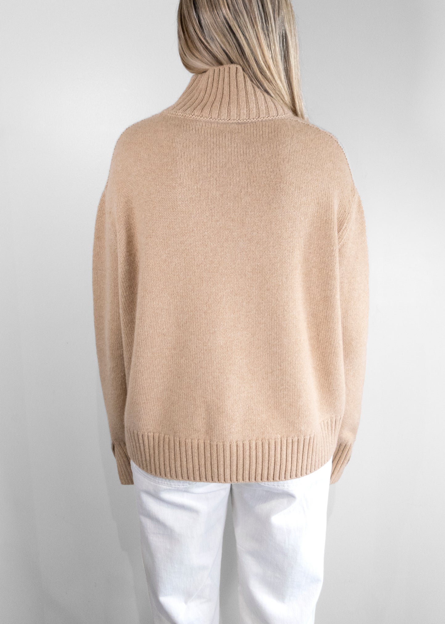 Loro Piana Ribbed Cashmere Mockneck Sweater