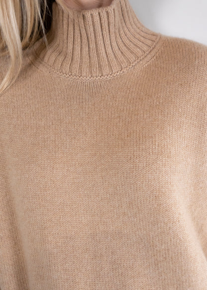 Loro Piana Ribbed Cashmere Mockneck Sweater