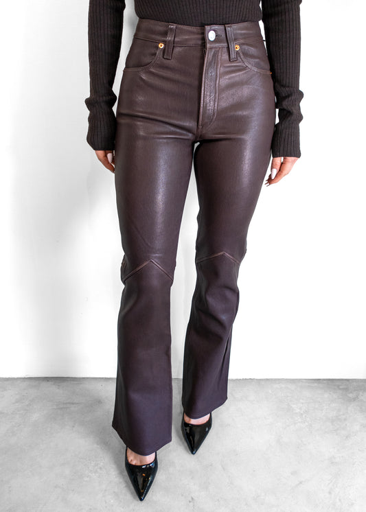 RE/DONE High-Waisted Flared Trousers