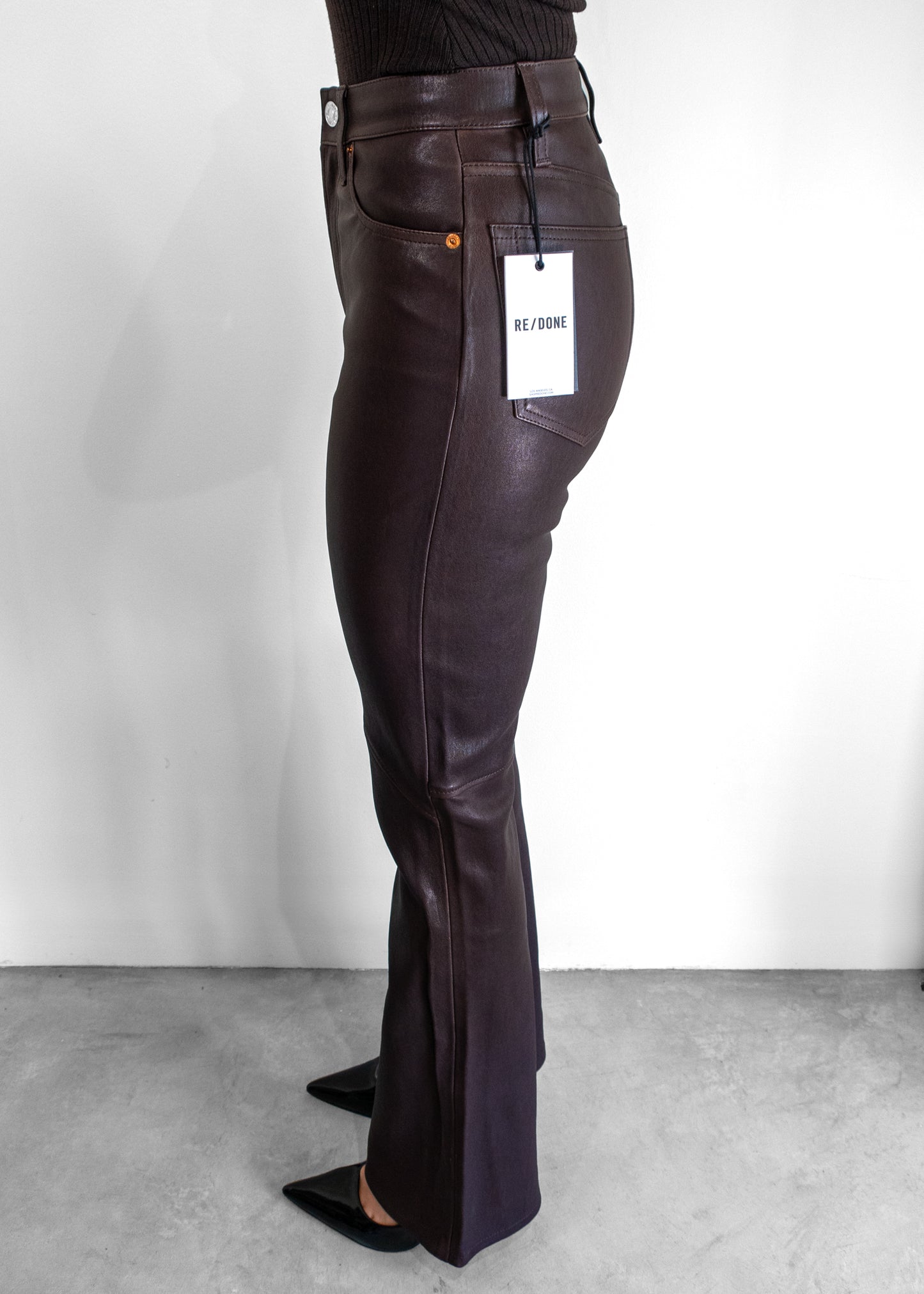 RE/DONE High-Waisted Flared Trousers