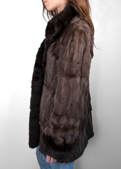 Dior Brown Reversible Fur Coat