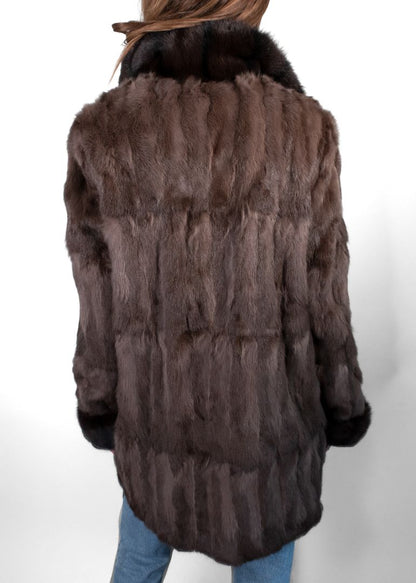 Dior Brown Reversible Fur Coat