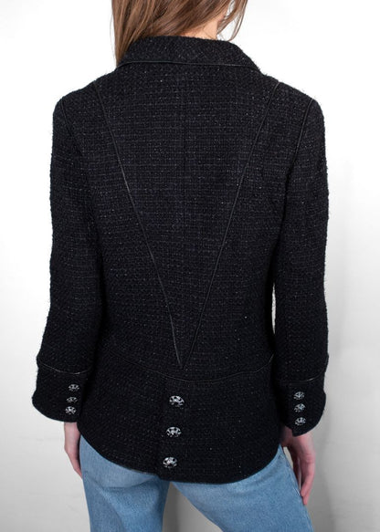 Chanel Black Tweed Blazer