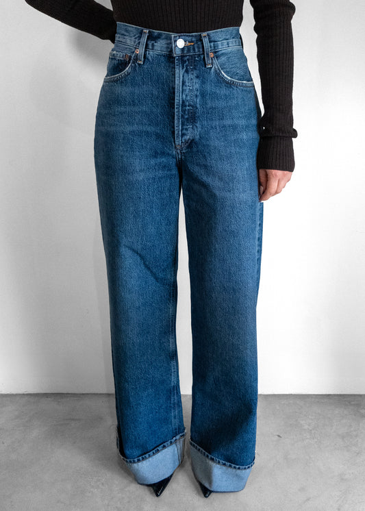 Agolde Dame Straight-leg Denim Jeans