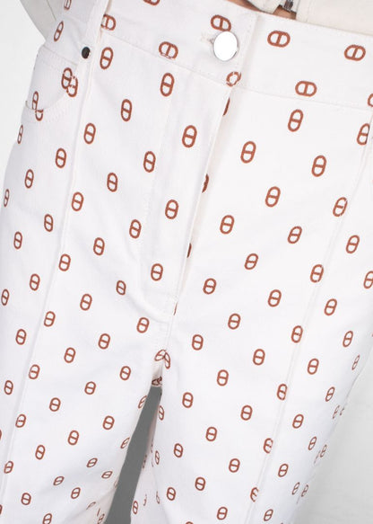 Hermes White Jeans