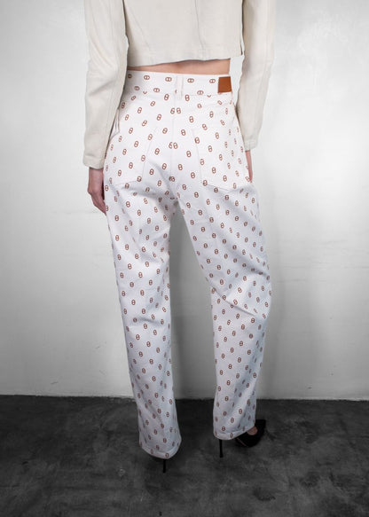 Hermes White Jeans