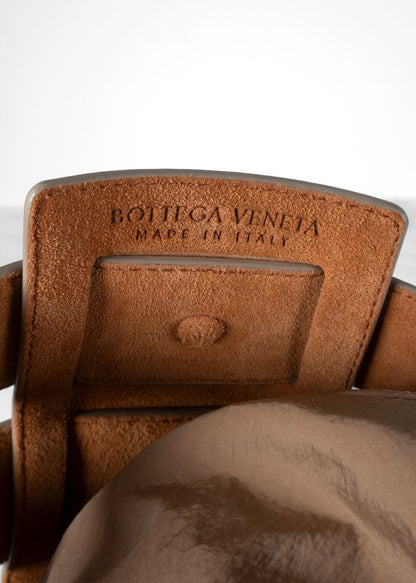 Bottega Veneta Khaki Green Shell Cut Out Shoulder Bag