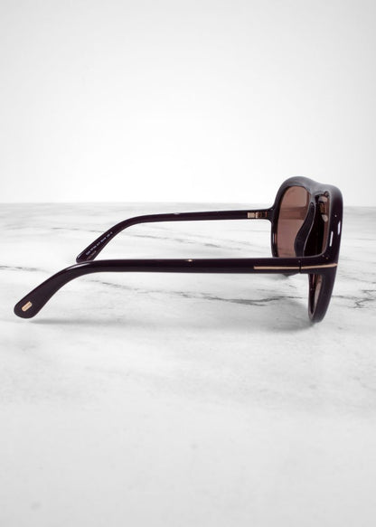 Tom Ford Purple Aviator Sunglasses