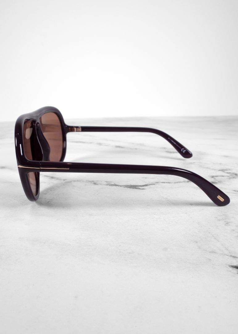 Tom Ford Purple Aviator Sunglasses