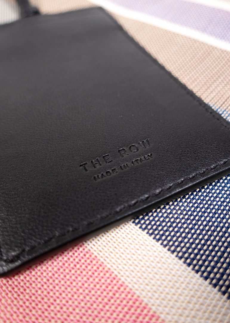 The Row Small Striped Mesh Colorful Tote