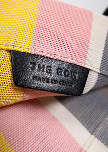 The Row Small Striped Mesh Colorful Tote