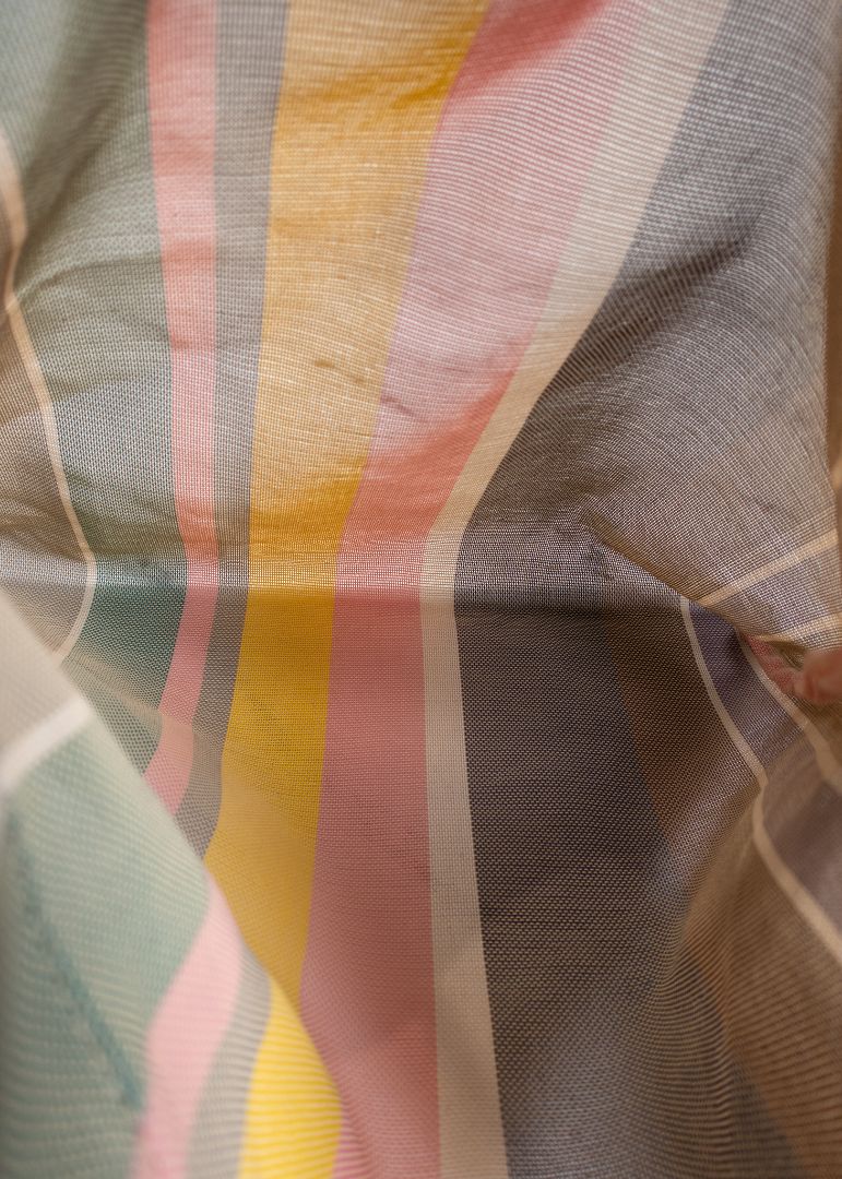 The Row Small Striped Mesh Colorful Tote