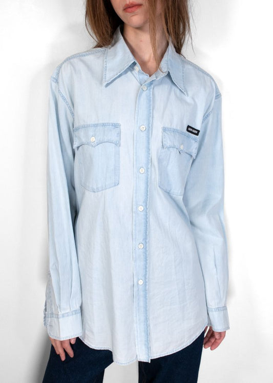 Miu Miu Chambray Button Down Shirt