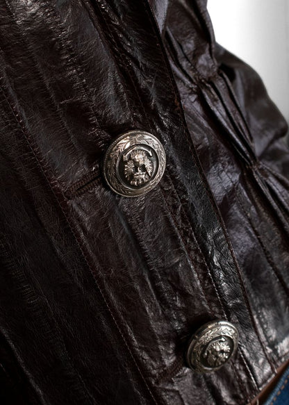Dior Vintage Brown Leather Jacket