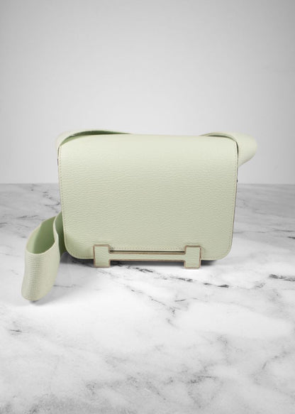 Hermes Mint Green Leather "Greta" Bag