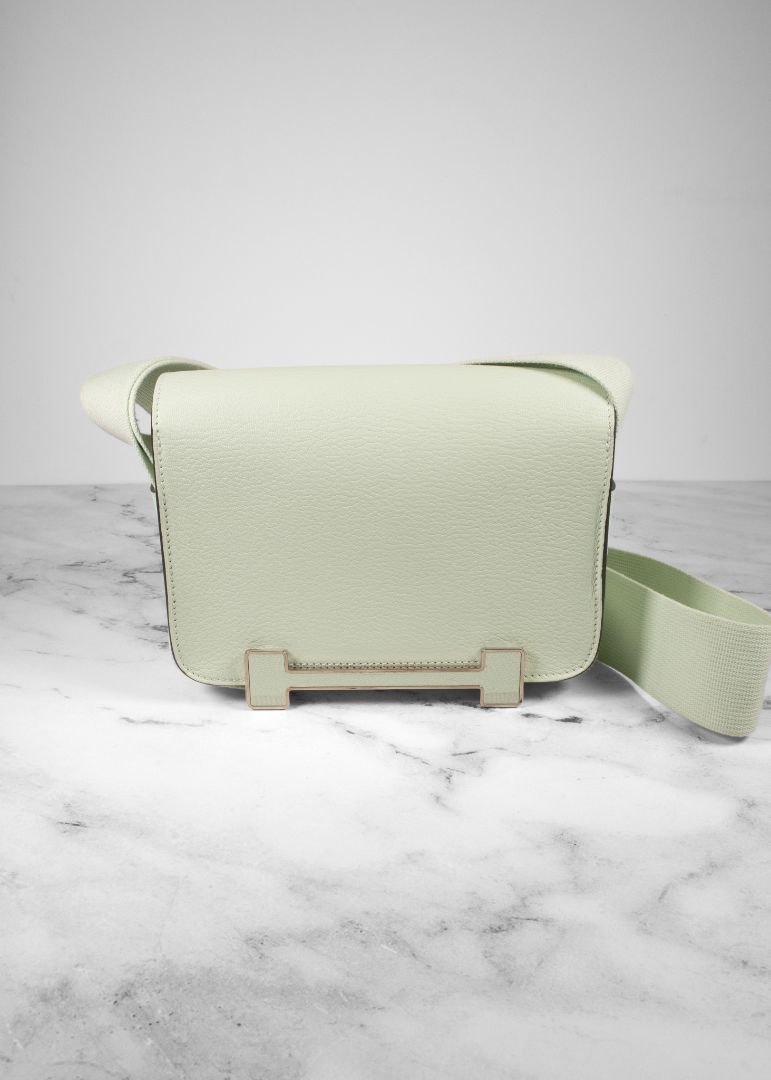 Hermes Mint Green Leather "Greta" Bag
