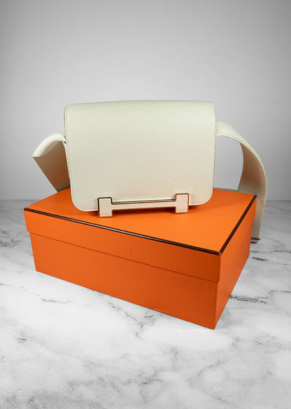 Hermes Mint Green Leather "Greta" Bag