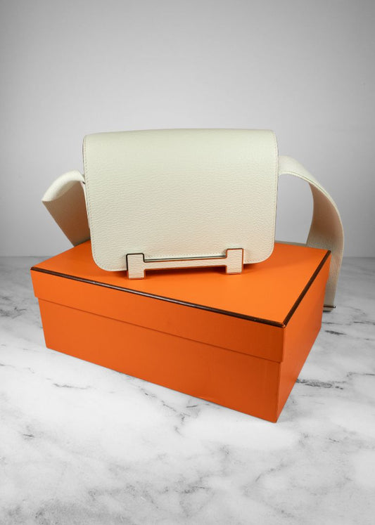 Hermes Mint Green Leather "Greta" Bag