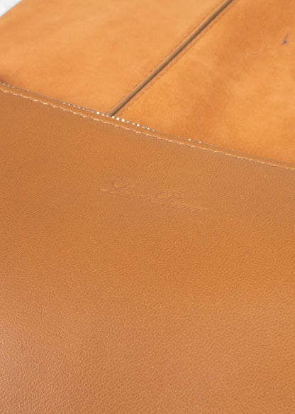Loro Piana Light Brown Suede Hobo Bag