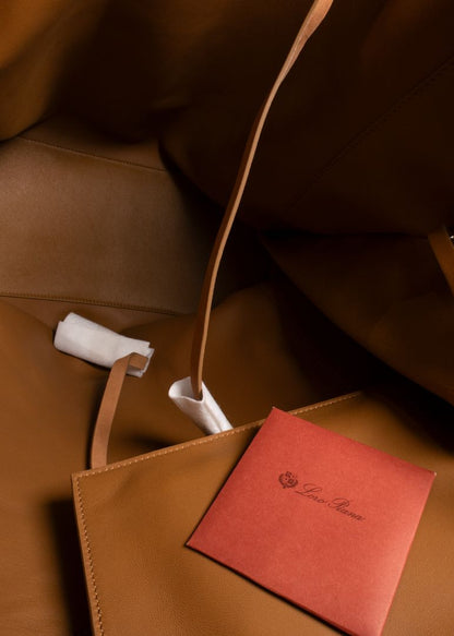 Loro Piana Light Brown Suede Hobo Bag