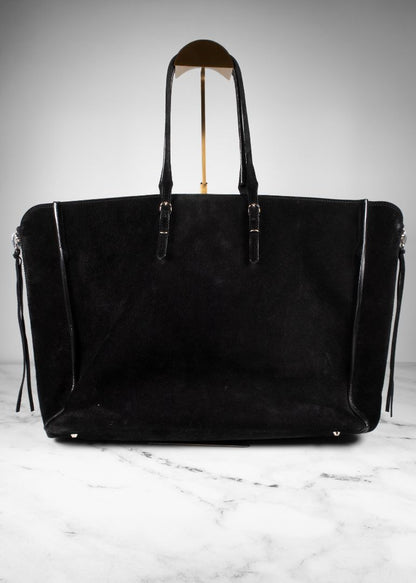 Balenciaga Papier A4 Side Zip Suede Large Tote Bag