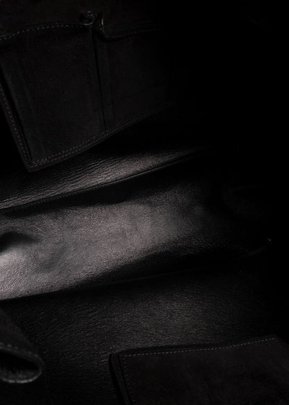 Balenciaga Papier A4 Side Zip Suede Large Tote Bag