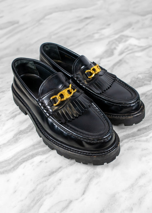 Celine Margaret Loafer With Triomphe Chain