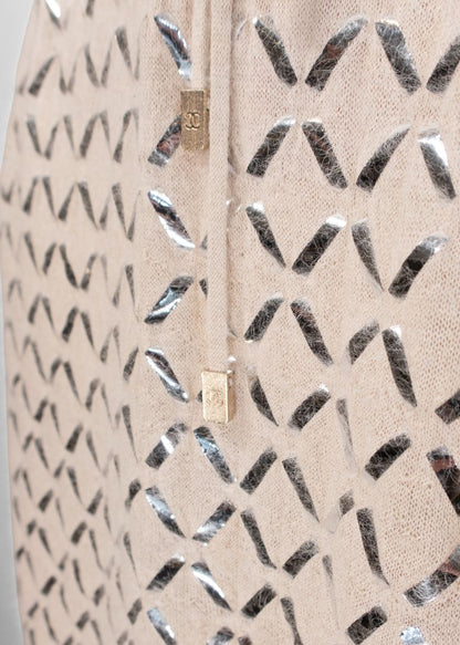 Chanel Ivory Maxi Cashmere Dress