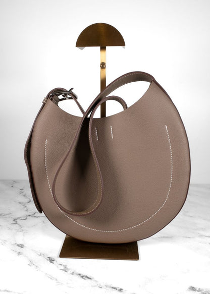 Hermes Etoupe Arcon Slim Bag Full Set