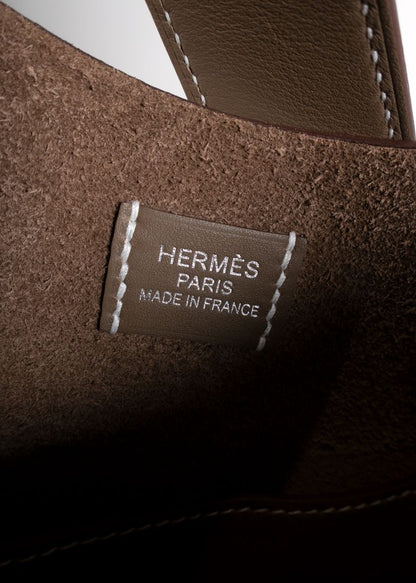 Hermes Etoupe Arcon Slim Bag Full Set