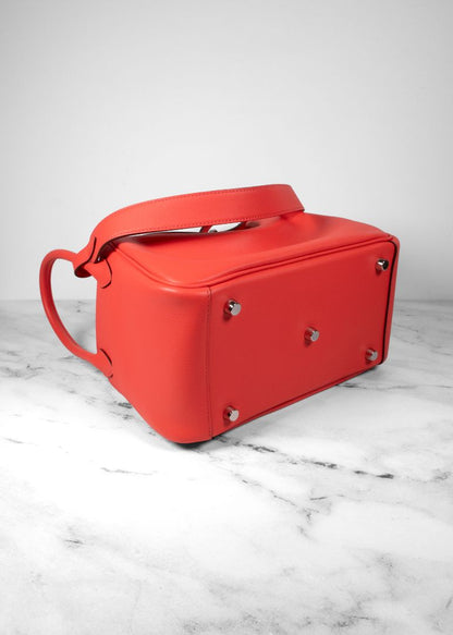 Hermes Rose Texas Lindy Bag